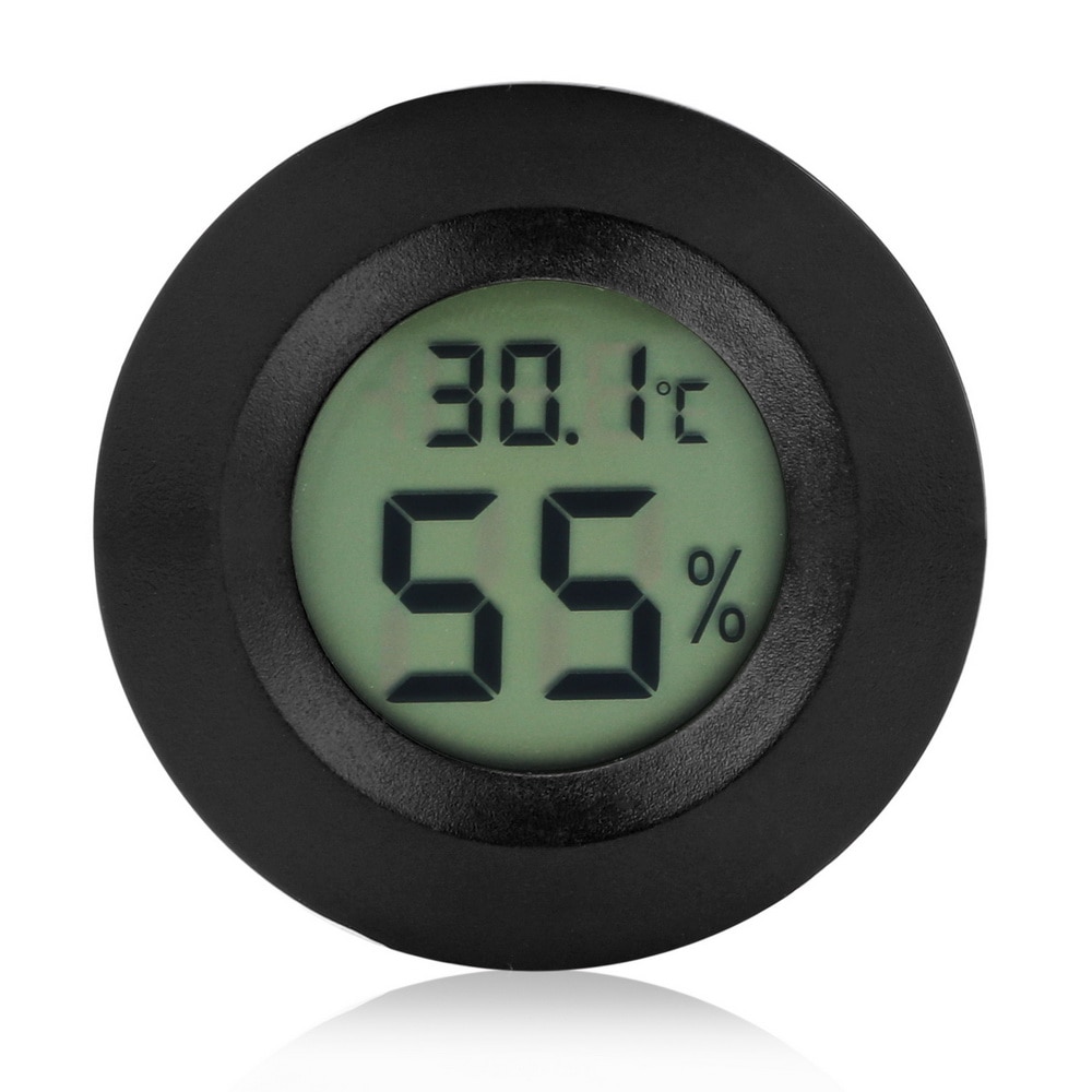 2 In 1 Lcd Digitale Thermometer Hygrometer Auto Ornamenten Auto Dashboard Decoratie Interieur Accessoires Auto-Styling