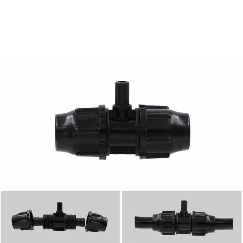 2 stuks Slang connector beregening 4/7mm barb slangfitting druppelsysteem 8/11 slang connector 8mm tot 4mm