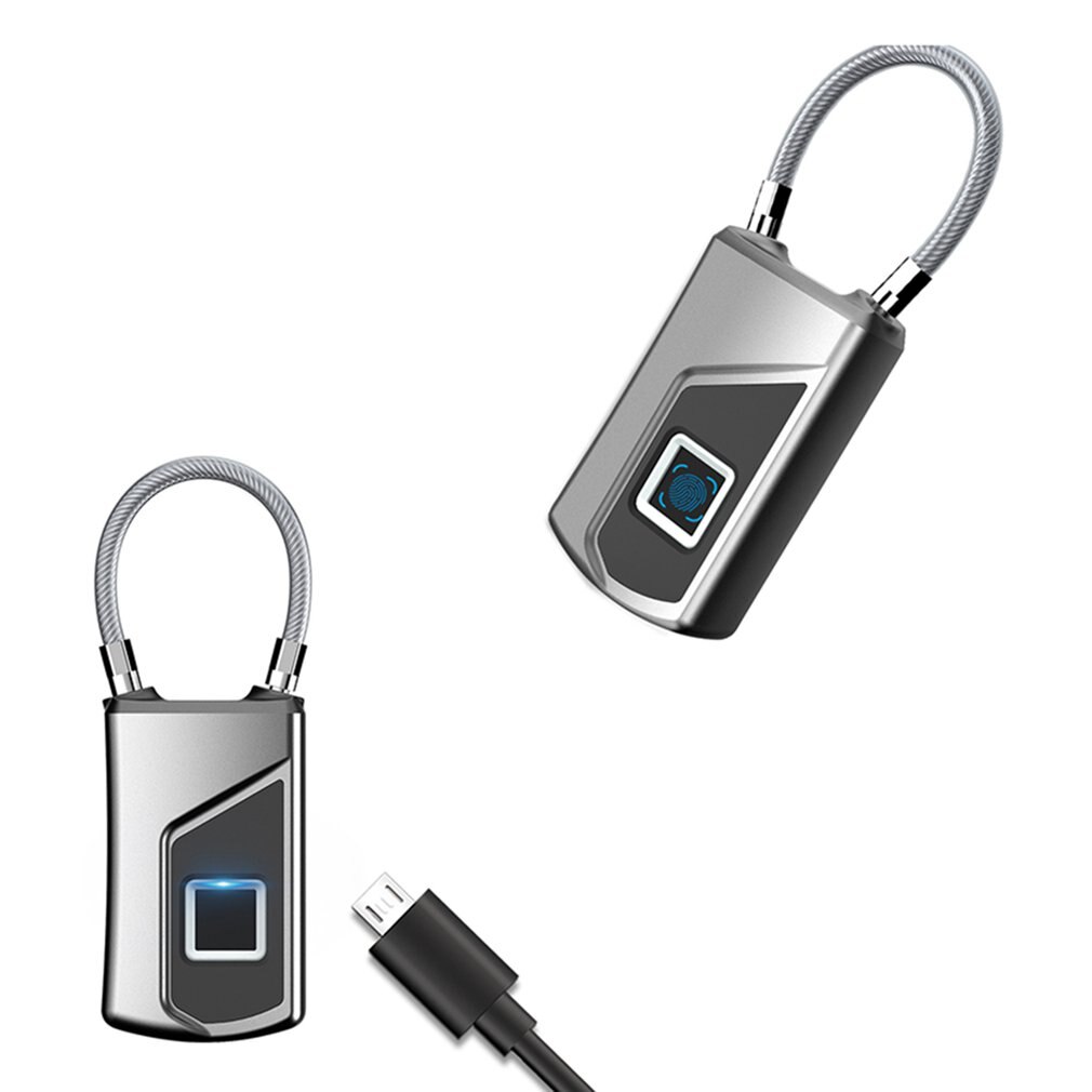 L1 + Gepäck sperren Clever Keyless Fingerabdruck sperren Ip66 Anti-Diebstahl Tür Koffer Vorhängeschloss Anti-Diebstahl Sicherheit Tür