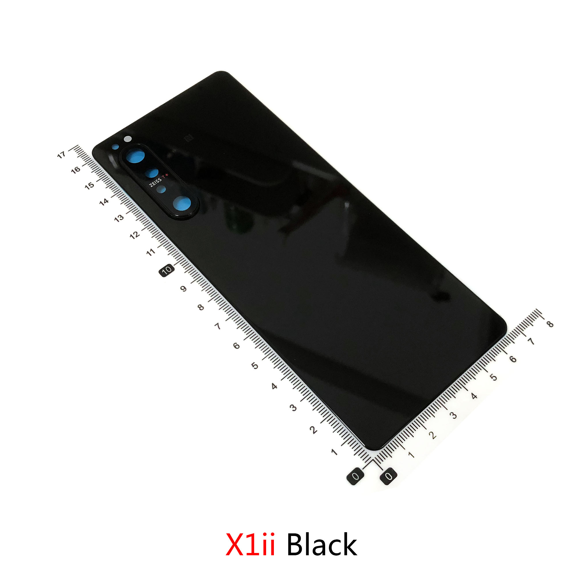 For Sony Xperia 1 X1 J9110 X1ii Mark 2 Rear Cover Housing Battery Back Door Case Cover With camera frame Replacement Parts: Silver
