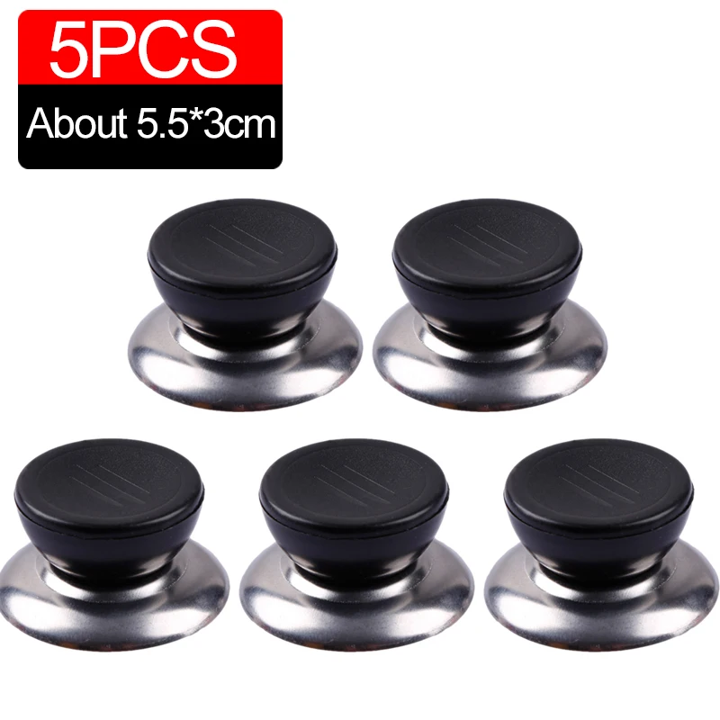 ndekselgriff Universal Topfdeckel Haltegriff Edelstahl Austauschbare Knopkappe Kochgeschirr Handgriff Teile Küchenzubehör: violet