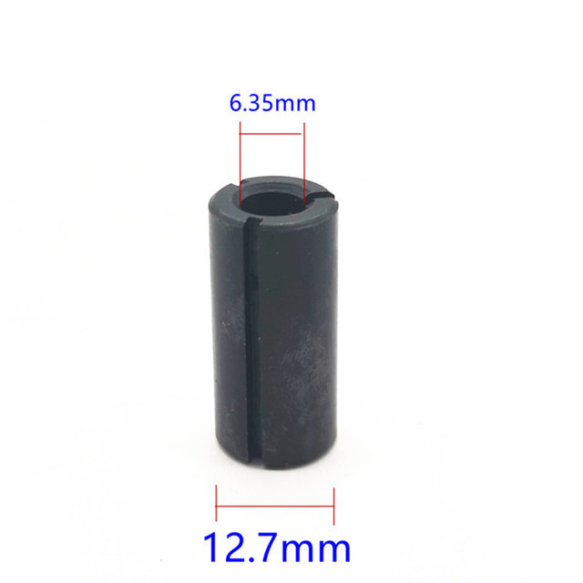 Router Adapter Chuck Collet Cone Nut 6mm 8mm 10mm 12mm 12.7mm 1/2&#39;&#39; 1/4&#39;&#39; 3/8&#39;&#39; Power Tool Accessories: 12 7 6 35