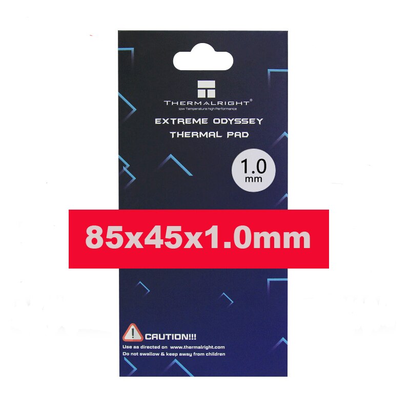 Thermalright Thermal pad 120X120mm 12.8 W/mK 0.5mm 1.0mm 1.5mm 2.0mm High Efficient thermal conductivity Original authentic: 85x45x1.0