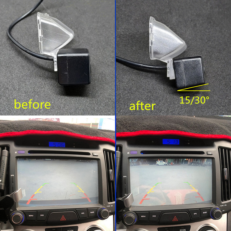 4pcs Universal Car Camera Angle Bracket for Car Rear View Camera Increase Angle of 15 Degrees or 30 Degrees