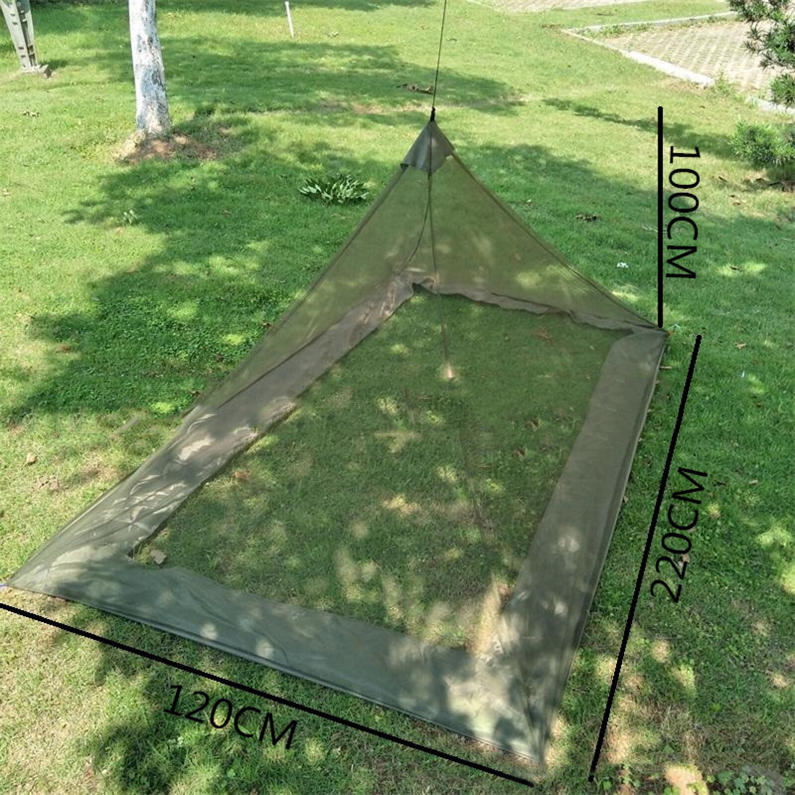 Portable Triangle moustiquaire Anti-insecte voyage Camping tente fournitures de plein air pour pique-nique survie escalade pêche