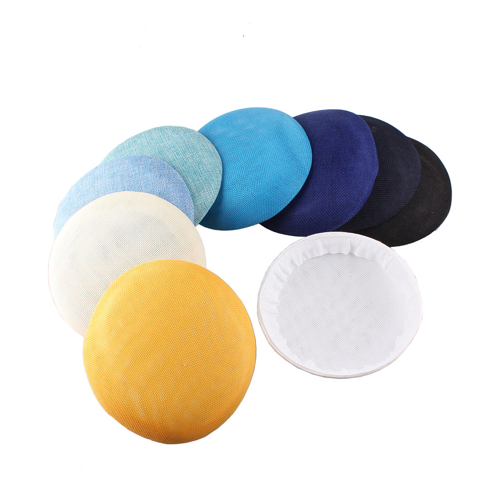 Fascinateurs Ronds Sinamay de 15cm pour Femme, Chapeau de ixde Mariage, Accessoire de Coiffure à Monter Soi-Même