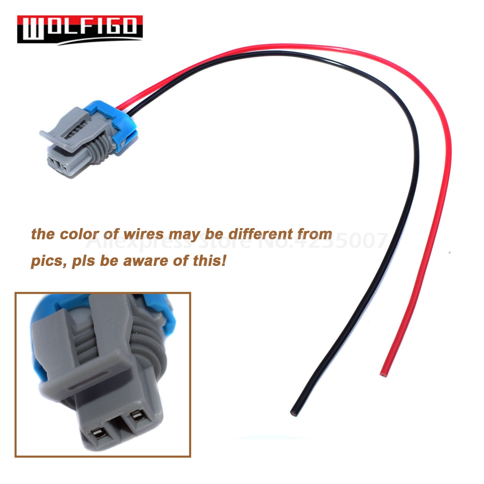 WOLFIGO 1 PC / 5PCS ABS Wheel Speed Sensor 2-Way Connector Pigtail Wiring For Camaro Firebird Plug 93-02 PT1357,15306302,PT419