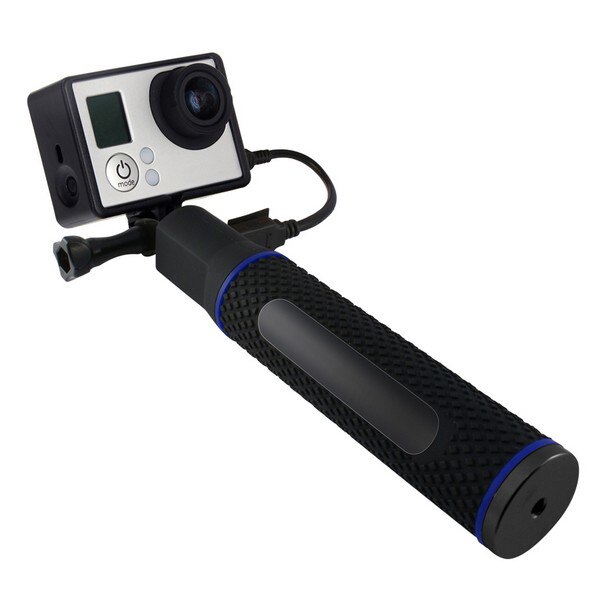 Palo Selfie con Power Bank para Cámara Deportiva KSIX 5200 mAh Negro