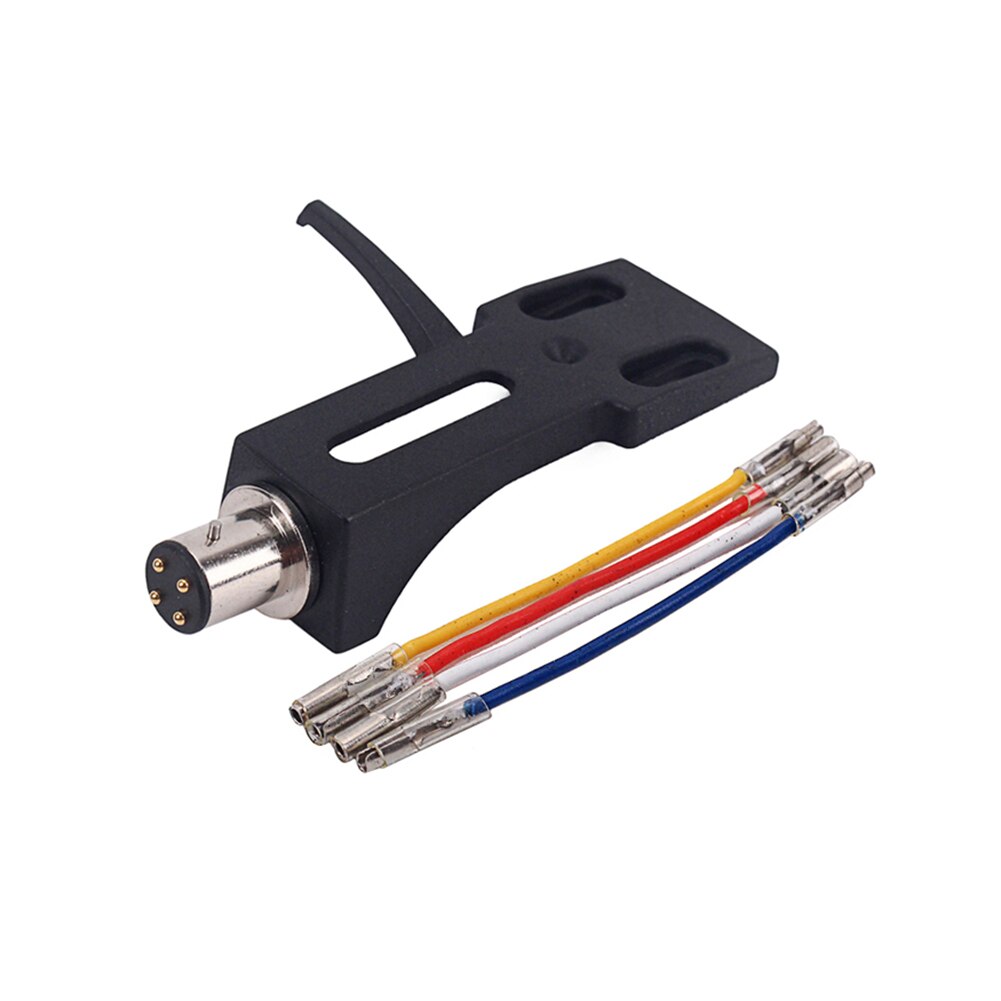 Universele Draaitafel Headshell Monteren Metalen Phono Cartridge Vervanging Fonograaf Hoofd Houder Met Stylus Lood Draad