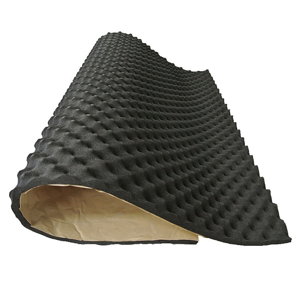 Amortisseur acoustique universel pour salle de voiture, 1 mètre carré, épaisseur de 25mm, mousse acoustique ignifuge, amortissement de voiture