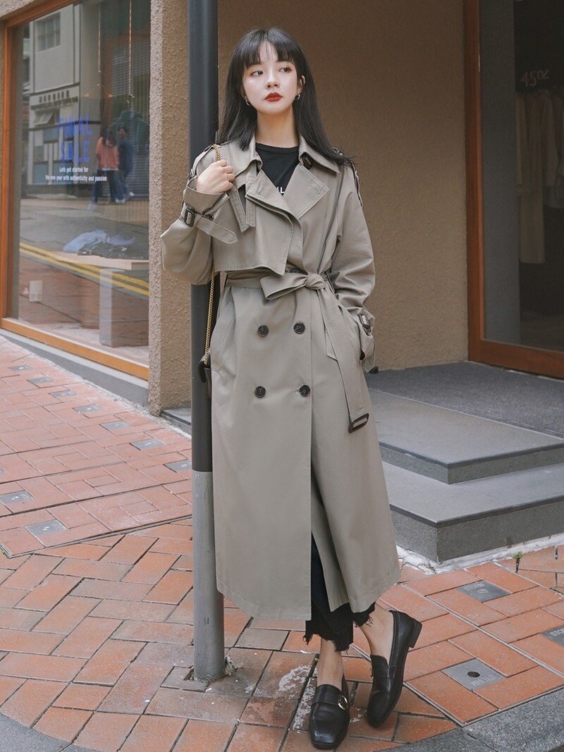 Olooey lente herfst dames engeland bovenkleding dames herfst koreaanse stijl losse britse temperament populaire kleine jas