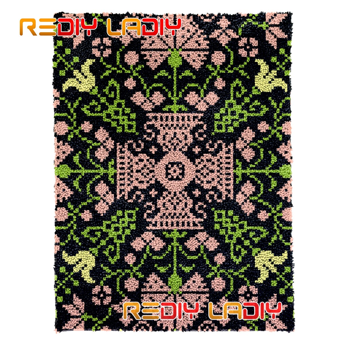 Zonnebloem Klink Haak Kit DIY Tapijt Maken Kit Naaien Tapestry Kits Haak Kits Tapijt Borduurwerk Kit Handgemaakte Home Decoratie Matten 52x38cm
