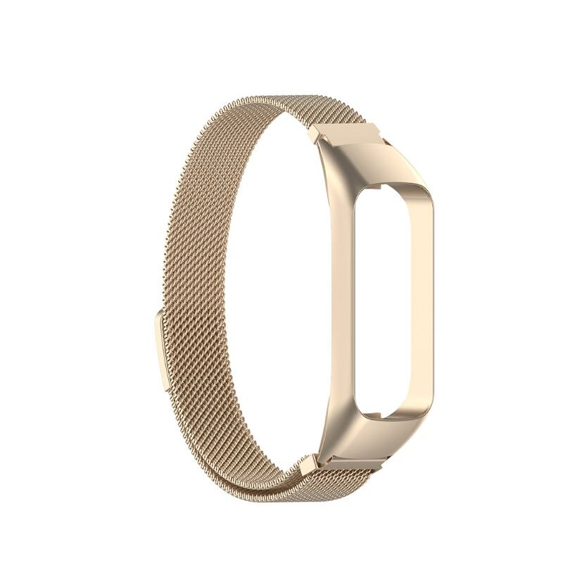 Smart klocka band passform e handledsband milanese rostfritt stål utbyte magnetisk rem för samsung galaxy fit-e smart ban