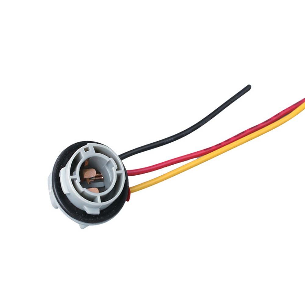 Soporte para lámpara 1156 BA15S BAU15S 1157 BAY15D, adaptador de bombillas PY21W P21W, Conector de enchufe de Base para luz de faro de señal de giro, 1 ud.: Oro