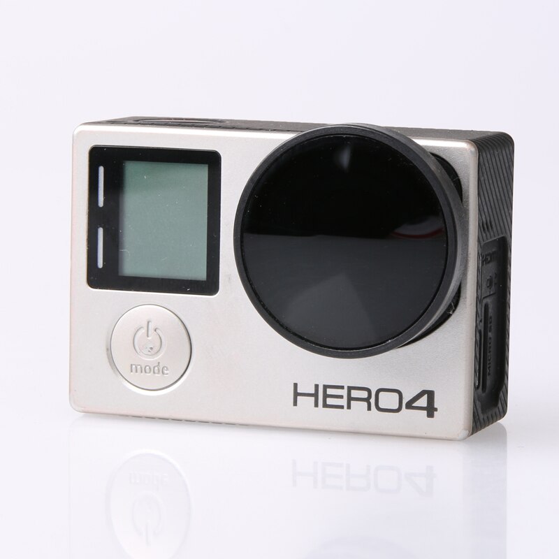 Go Pro Hero 4 Filtro de lente ND para GoPro HERO 4 / 3 + / 3 y ajuste SJ5000 accesorios de Cámara de Acción