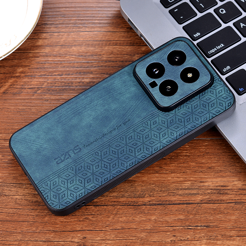 For Xiaomi 14 5G Чехол Для Phone Cases Back Cover Skin Shockproof Fundas For Xiaomi 14 Coque Capa Bumper ケース: Black Green