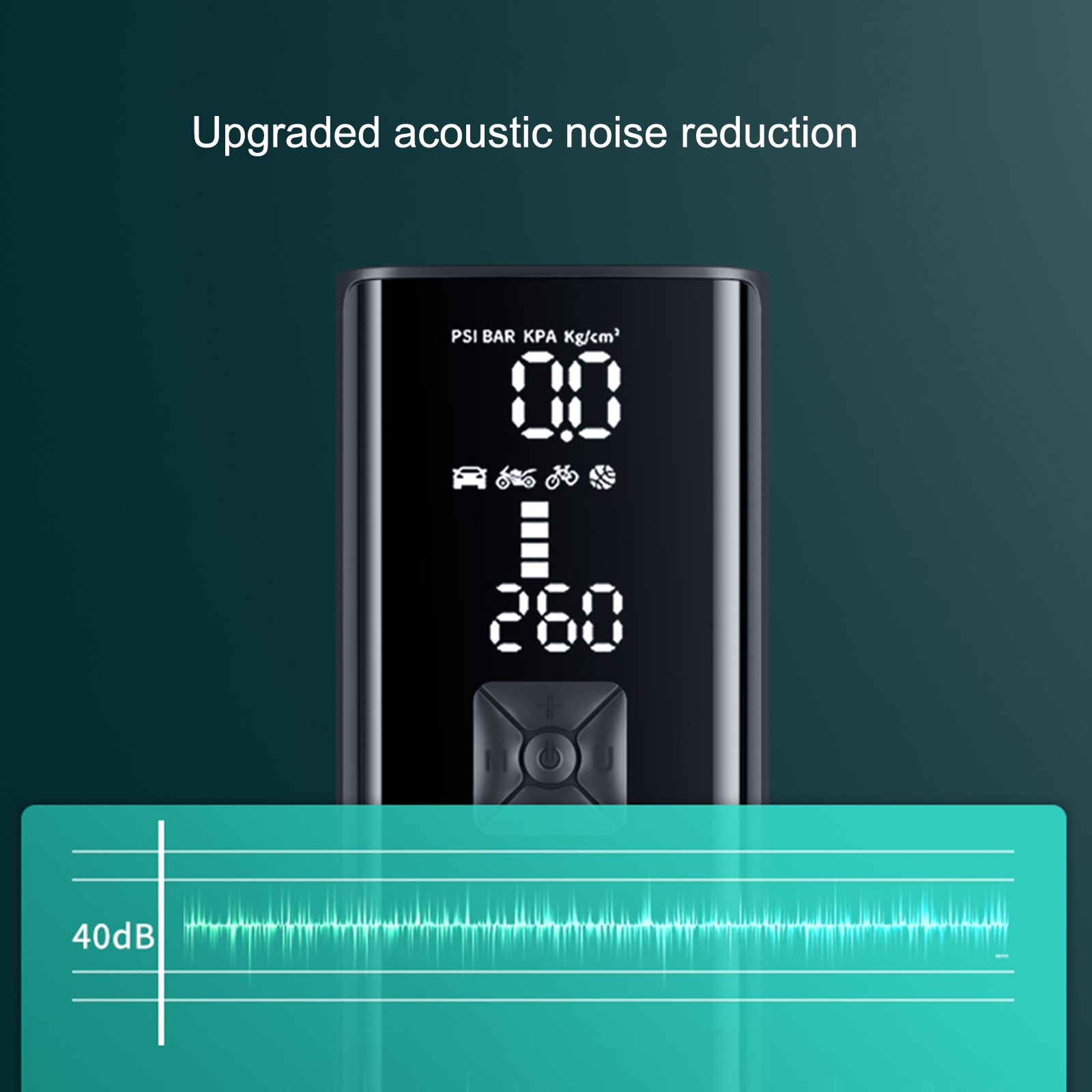 Mini Car Air Compressor Smart Digital Wireless Inflatable Pump Car Tire Inflator Bike LED Motorcycle Bicycle Boat Air Pump