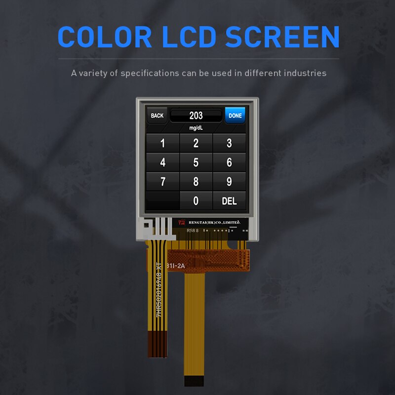 Pantalla táctil TFT Asv de 1,45 pulgadas, Panel táctil resistivo SPI ST7735S, permite al cliente DIY