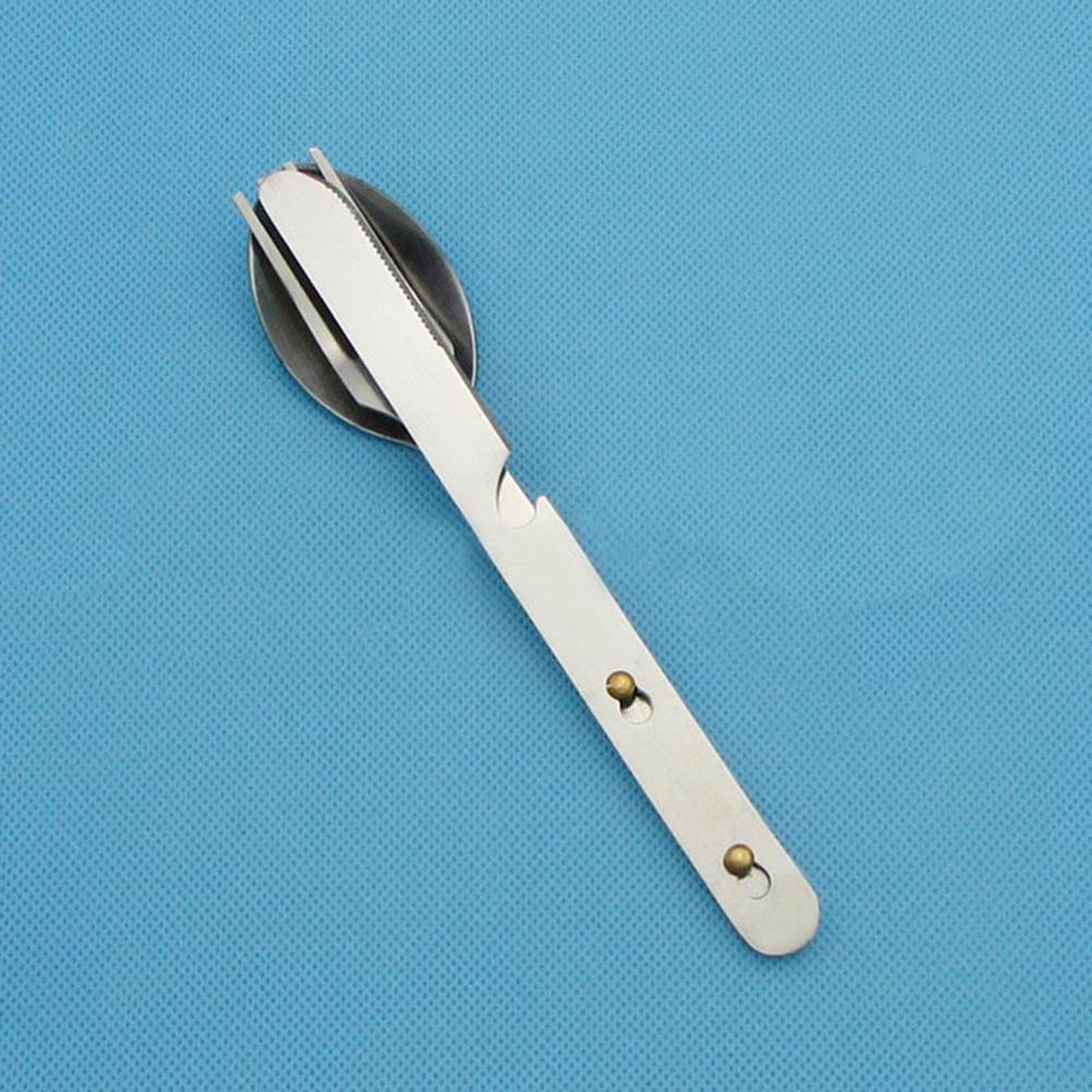 Army Fork Spoon Eating Utensil Repro Stainless Steel Cutlery Camp Camping Cooking Set Outdoor Camping Tool