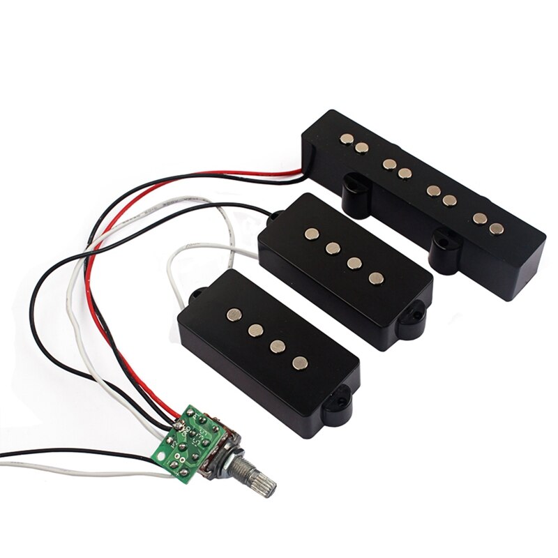 3 bånds equalizer eq forforstærker kredsløb basgitarr tone kontrol ledningsnet og jp pickup sæt til aktiv bas pickup