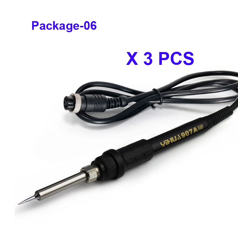 YIHUA-soldador antiestático 907A para Estación de soldadura 220, 936 V, 50W, mango de soldador de repuesto: Package-06