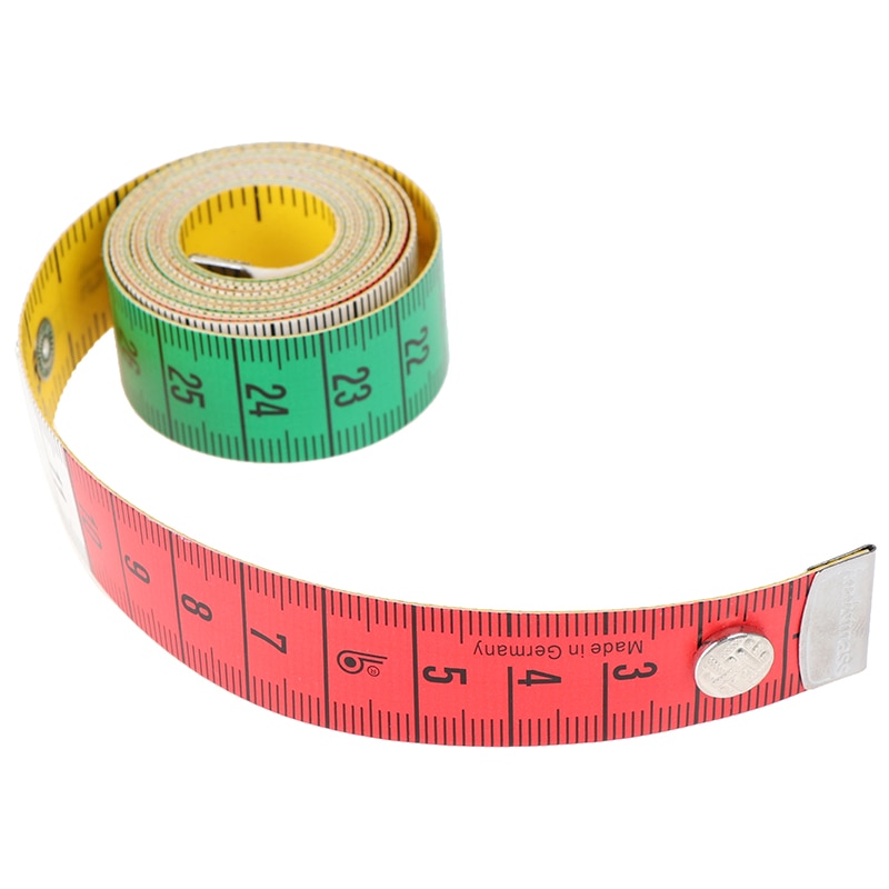 Regla para medir el cuerpo, cinta de costura a medida, Mini regla plana suave, centímetros, cinta métrica de costura de 60 pulgadas 1,5 m 1 unidad,