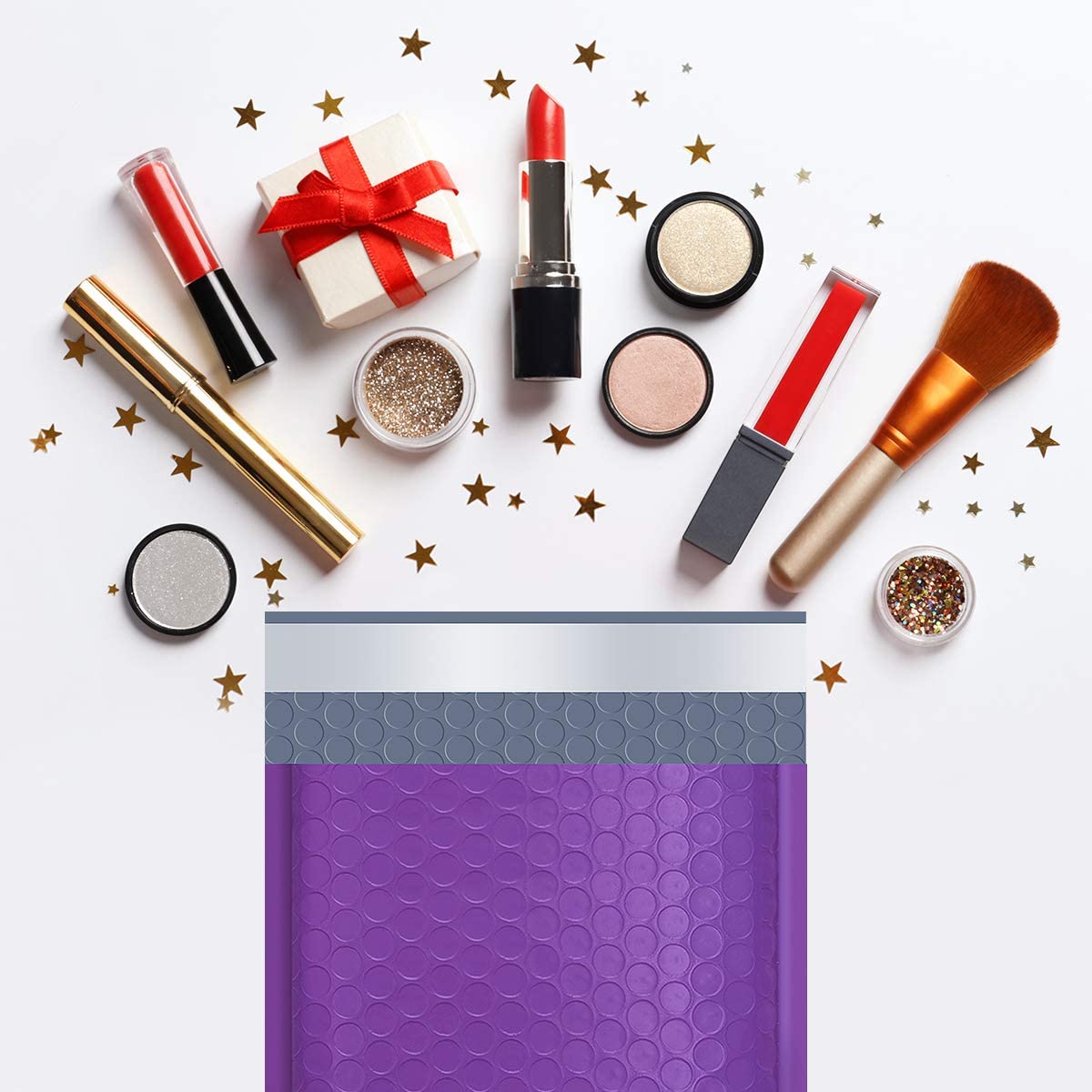 Purple 50Pcs Envelopes Bubble Mailers Padded Envelopes Envelopes Packaging Bags for Business Poly Envelopes Bag Packaging