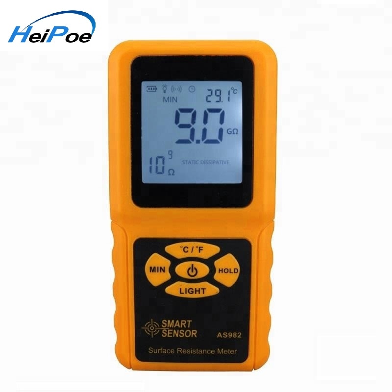 Digital LCD Surface Resistance tester / digital micro ohm meter / electric resistance meter