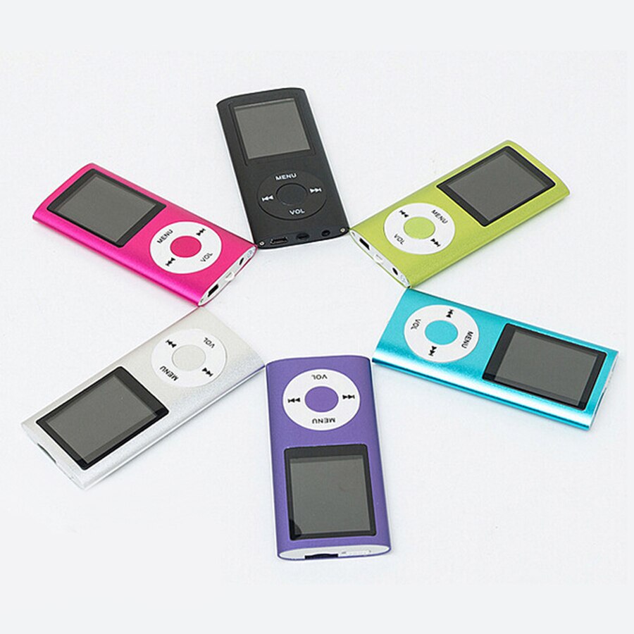 ICEICE 1,8 pulgadas mp3 player 16GB 32GB reproductor de música con radio fm y reproductor de vídeo reproductor de libro electrónico MP3 con tarjeta Micro SD hifi MP 3 mp-3