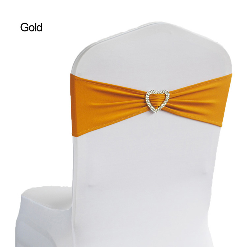 50 stücke Spandex Lycra Hochzeit Stuhl Abdeckung Schärpe Bands Hochzeit Party Geburtstag Stuhl Dekor königlich Blau verrotten Schwarz Weiß Rosa lila: Gold