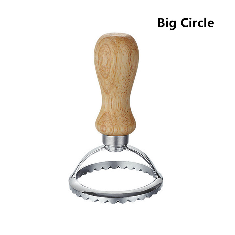 Hem ravioli cutter set pasta press kök bifogningssats ravioli maker mögel verktyg ravioli stämpel set bakverk hjul set kakform: Mörk khaki