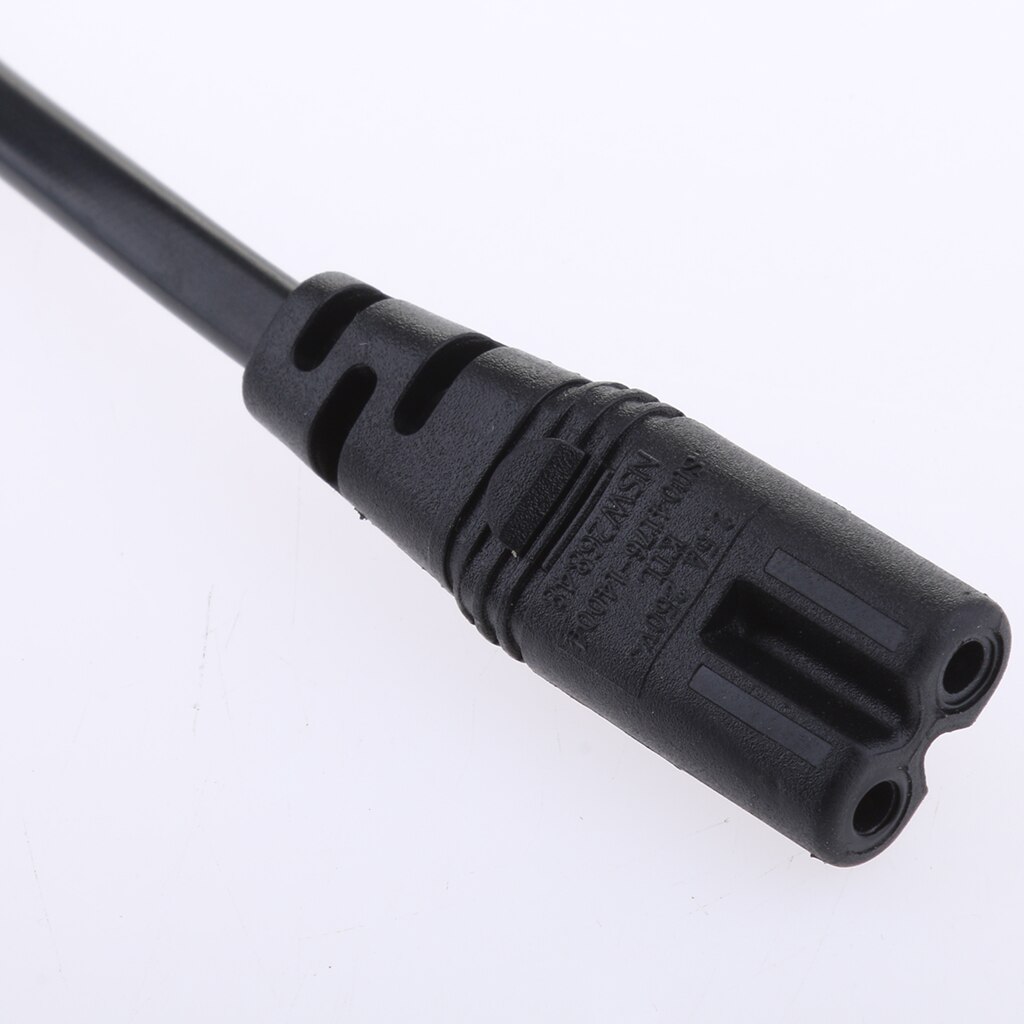 IEC C8 Male to C7 Female Plugs Cable Portable Power Converter Adapter Extension Power Cord