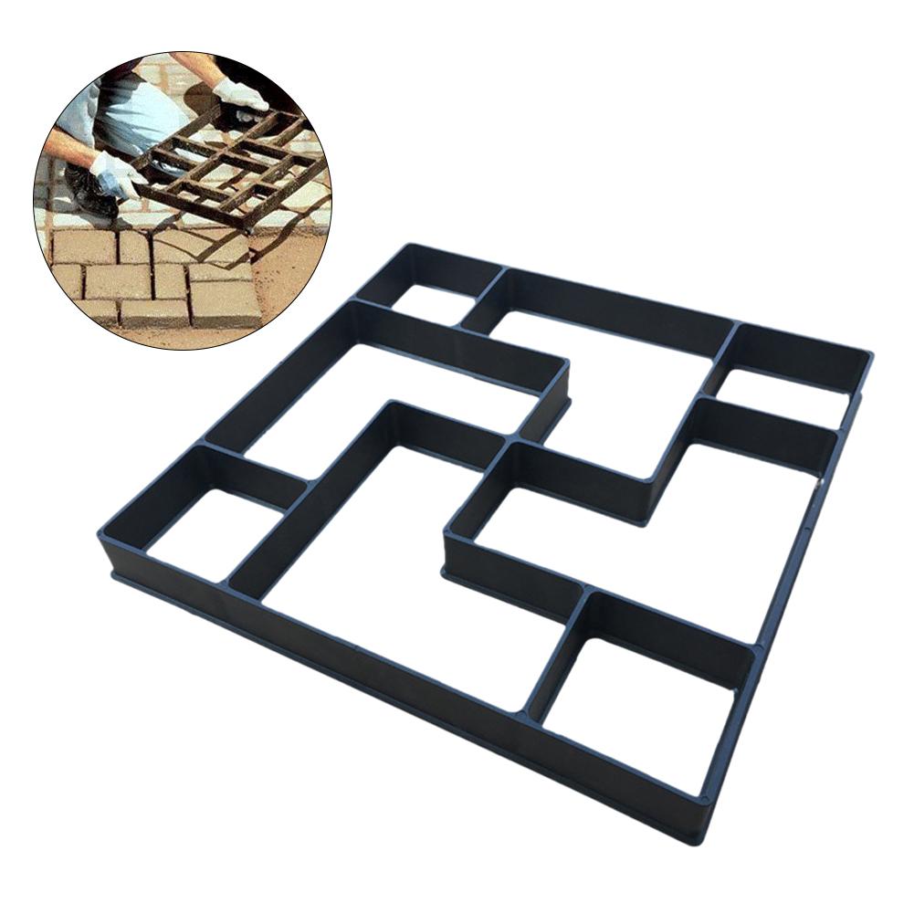 DIY Paving Concrete Mold Garden Lawn Path Stone Mold Paving Brick Tile Manufacturing Mold DIY Plastic Molding Paving