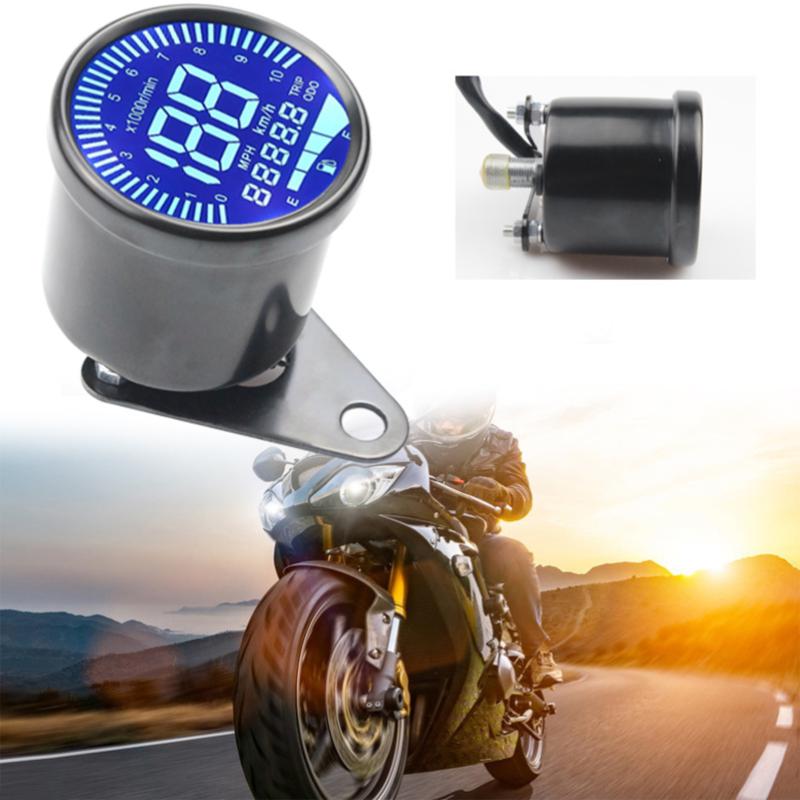 Misuratore di modifica per scooter moto Elite con tachimetro digitale a LED, contachilometri e indicatore carburante universale