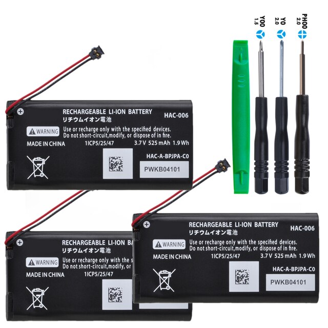 HAC-006 Battery HAC006 Bateria HAC-BPJPA-C0 HAC-015/016 HAC-A-JCR-C0 HAC-A-JCL-C0 For Nintendo Switch Ns Joy-Con Controller