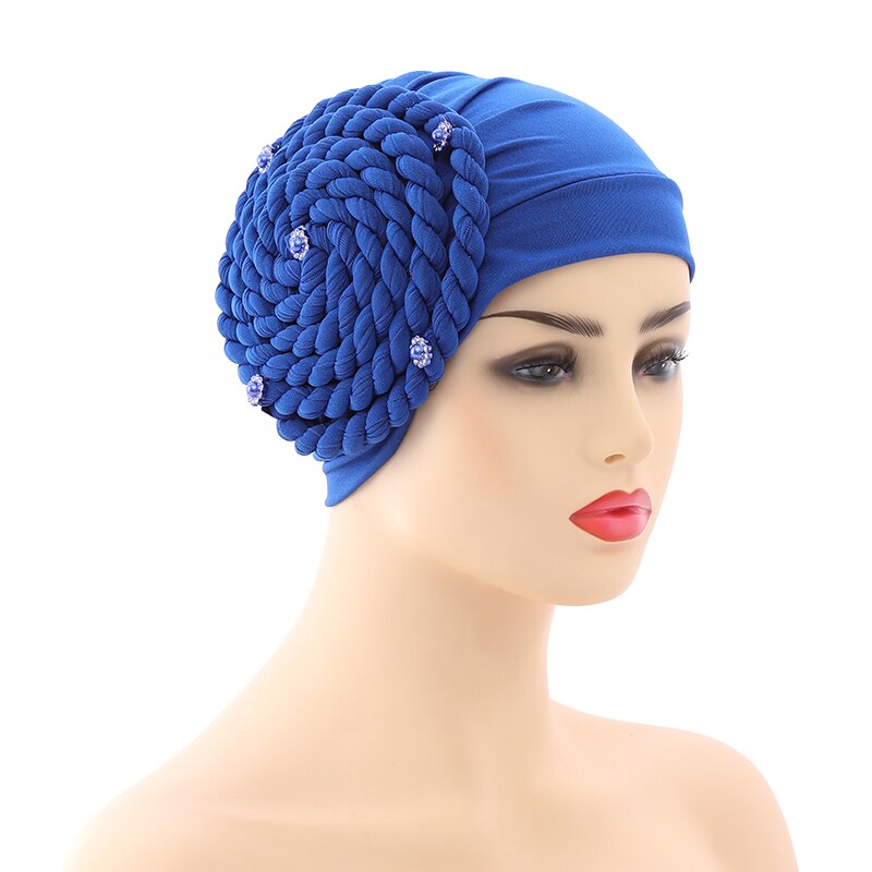 Trendiga flätor turban huva arab wrap huvudduk klar att bära hijab hatt muslimsk huvudbonad kvinna inre hijab turbante mujer: 10
