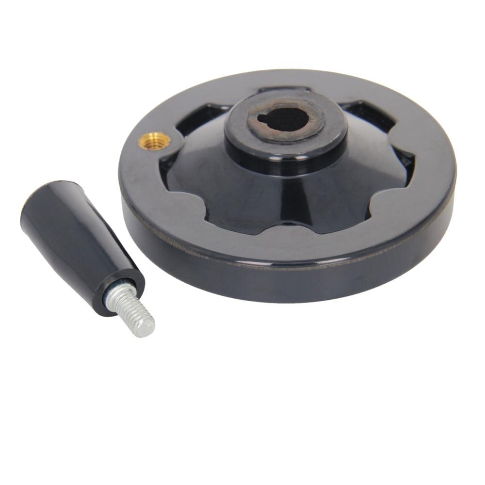 Roue à main à ondulation arrière 8 ~ 18mm, diamètre du trou Central, accessoires de Machine, usinage pour tour, fraiseuse, outils, 1 pièce/2 pièces: 10mm x80mm x1pcs