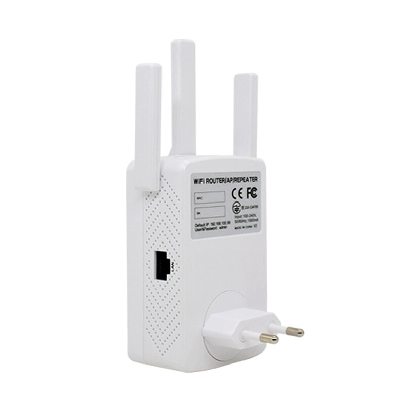Dual-Band 1200M 2.4GHZ 5GHZ Signal Repeater WiFi Extender Wireless Network R66F