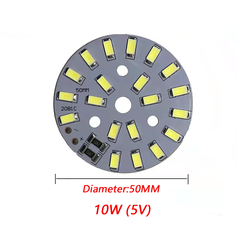 Placa de lámpara LED SMD5730 de 1 piezas, fuente de luz, cuentas de lámpara de un Color, luz blanca cálida, 1 w2w3w5w10w12w