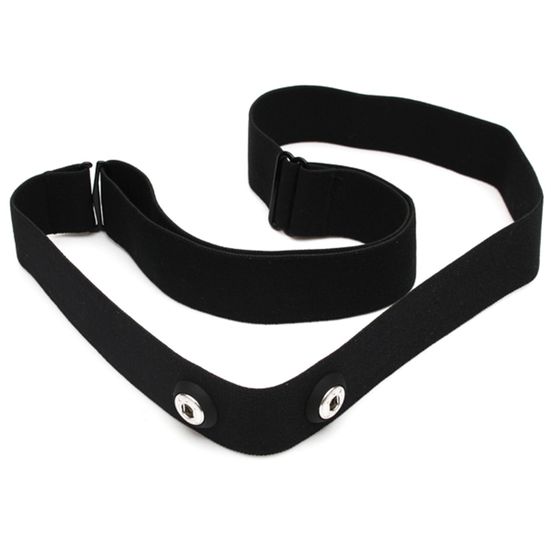 Zwart Hartslagborstriem Elastische Riem Band Voor Garmin Wahoo Polar Sport Running Hartslagmeter Voor Bluetooth 4.0