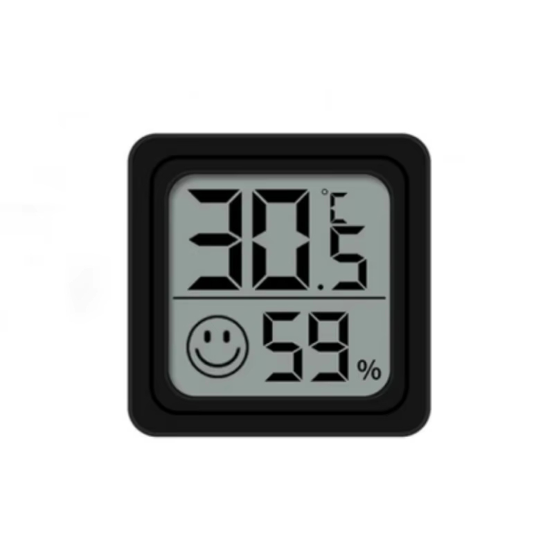 Mini termómetro Digital LCD, higrómetro, medidor de humedad y temperatura ambiente interior, herramientas de medición del hogar, juego de 4 Uds.: Naranja