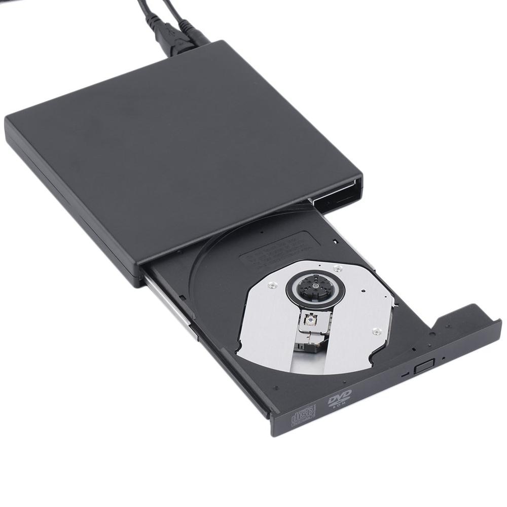 USB 2,0 DVD externo Combo CD-RW Unidad de quemador CD + DVD ROM-RW negro