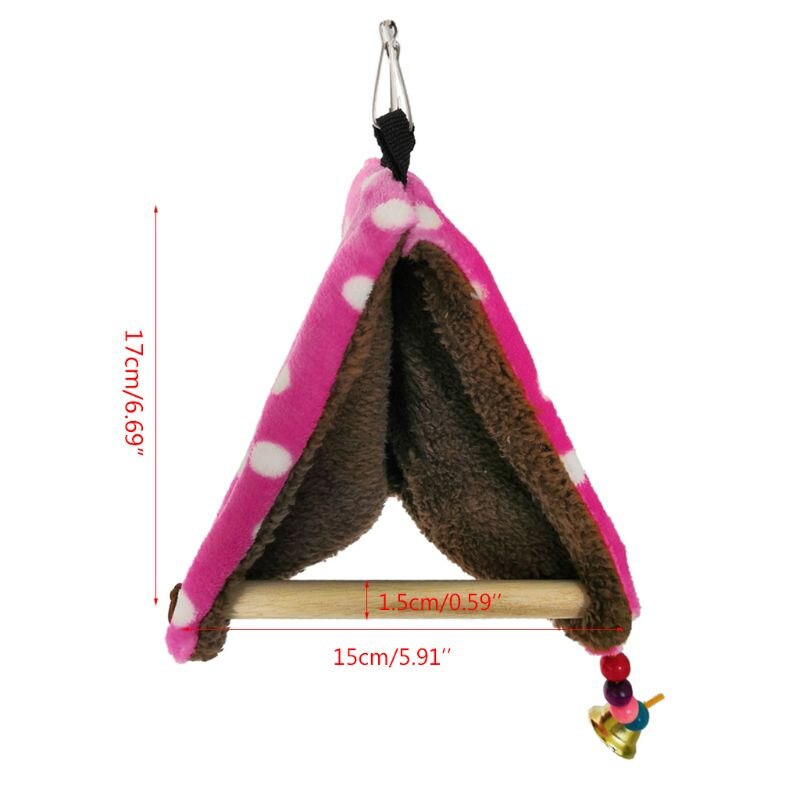 Winter Warm Bird Nest Bed Hammock House Perch for Parrot Parakeet Conure Lovebird Finch Canary Cage Toy