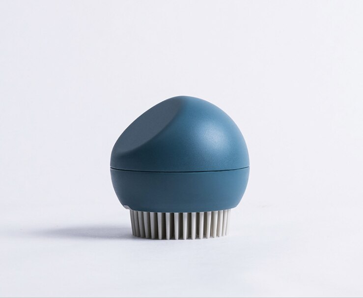 Silicone Dishwasher Cleaning Brush Scrubbers Kitchen Washing Tools Accessories: Blue