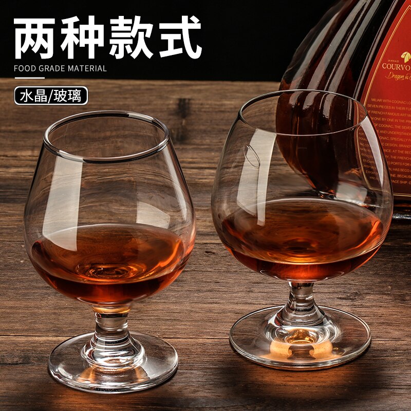 Krystal glas brandy glas vin glas hvidvin glas whisky vin glas dværg vin glas pot mave cognac kop