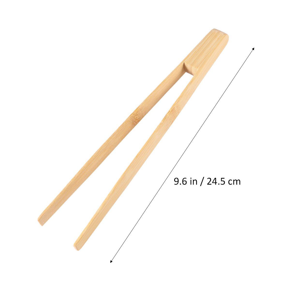 Bamboo Toaster Kitchen Tongs Long Easy Grip Toaster Serving Tongs for Cooking Toast Bread Barbecue Grilling Baking Frying