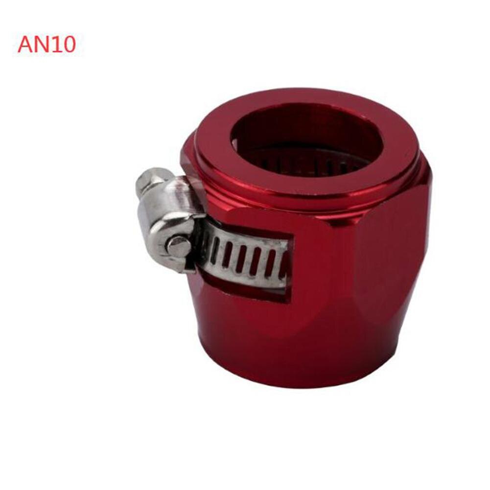 AN4 AN6 AN8 AN10 AN12 pince de finisseur de tuyau de voiture radiateur modifié pince de tuyau de carburant boucle Automobile collier de finisseur de tuyau: Red-AN10