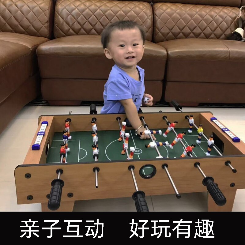 Mesa de fútbol de madera para niños, juegos clásicos de interior, juguetes educativos, Futbolines, Foosball BC50ZQ