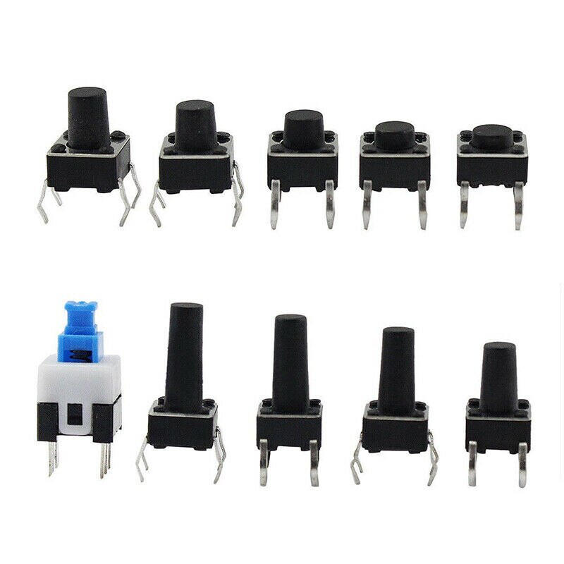 FULL-180 Pcs 10 Values Tactile Push Button Switch ... – Vicedeal