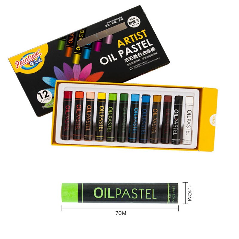 12/18/24/36 colores suaves lápices para colorear de pasteles de óleo conjunto de dibujo para niños artista estudiantes pintura Graffiti suministros de arte escolar